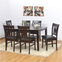 PLUSH WOODEN 6 SEATER DINING _HOME